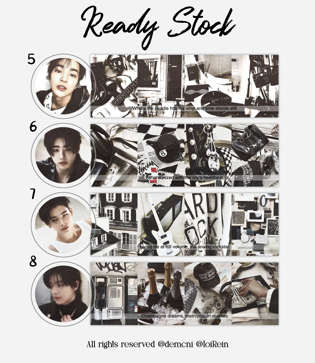 IoiRein's tweet image. PAGE vii : i deeply appreciate every repost you have granted. my thanks is sincere.

greetings. i'm offering cortis &amp;amp; enhypen layout in ready stock, priced at 6000 each. requests are also welcomed at the same price. enjoy your visit.

[#zonauang]