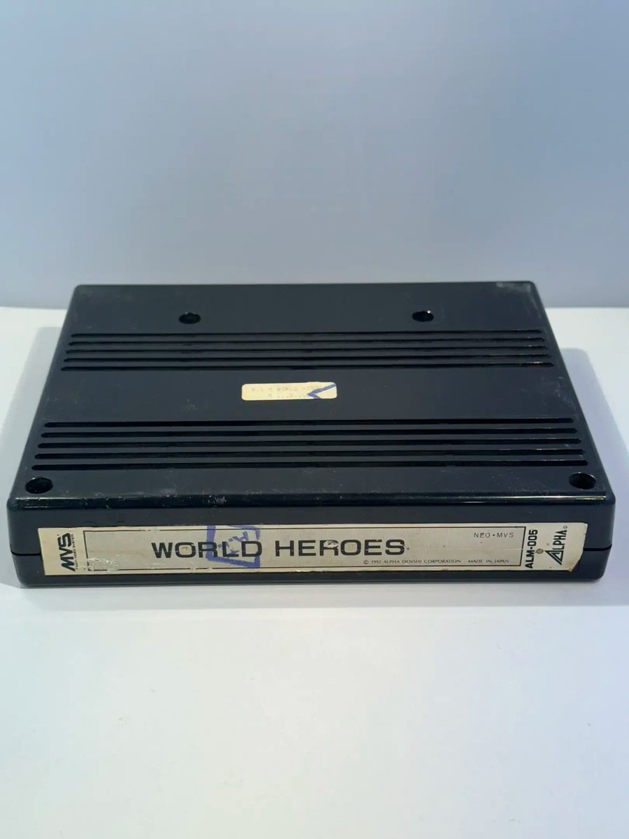 SumthingsRetro's tweet image. New sale: World Heroes (Neo Geo MVS - US) (A$50.00) by coinfeeder.
sumthings.com/games/15/sales…
#games #retrogaming