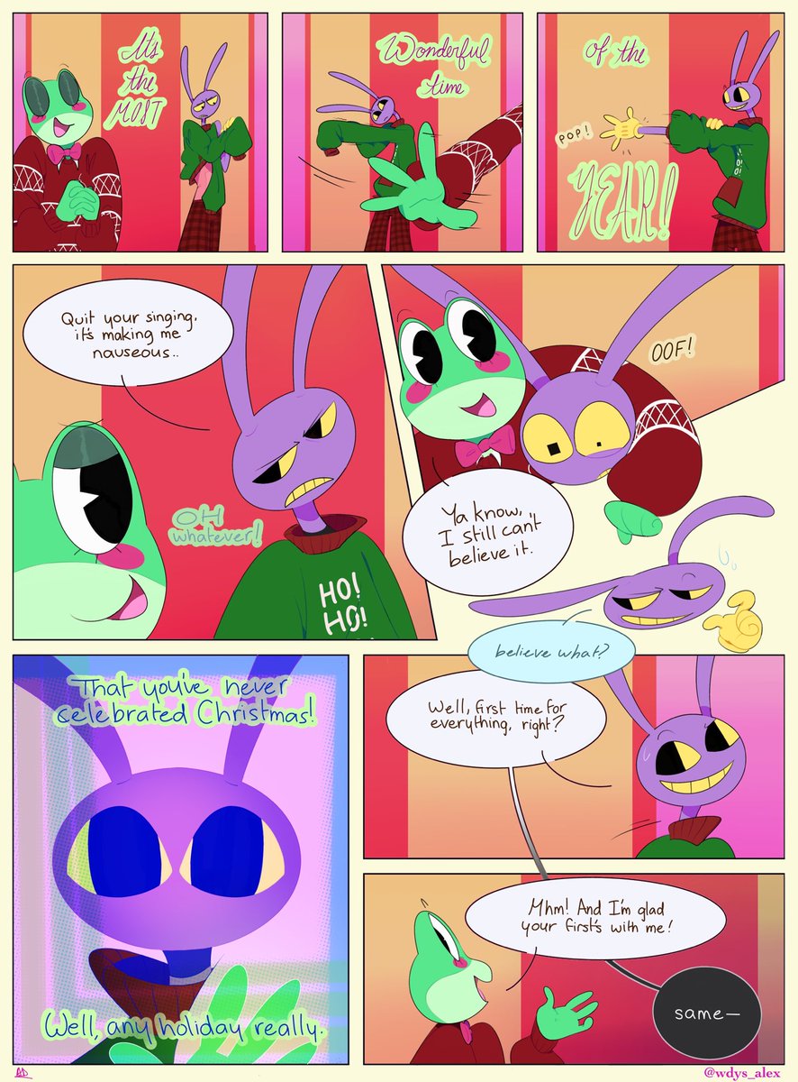 wdys_alex's tweet image. ❆ || The Amazing Digital Christmas pt. 1 🎄 || ❆

&amp;gt; [Whaat, you’ve never had one before? Follow me!]

#tadxmas #tadc #theamazingdigitalcircus #jax #jaxtadc #ribbit #ribbittadc