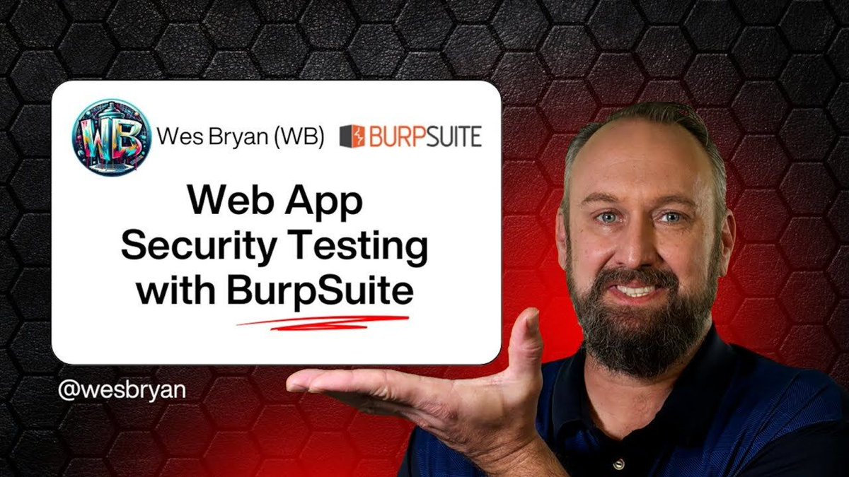 ws_bryan1's tweet photo. 📢📢Take your web application security testing skills to the next level with BurpSuite, a popular tools for ethical hacking and penetration testing. Watch here👉👉https://t.co/0ePGEiSFNw
💭Join our Discord Server = https://t.co/cKfGRTLCqe
🗣️LinkedIn = https://t.co/uDka9A7q5E https://t.co/cbMcLIR4OA