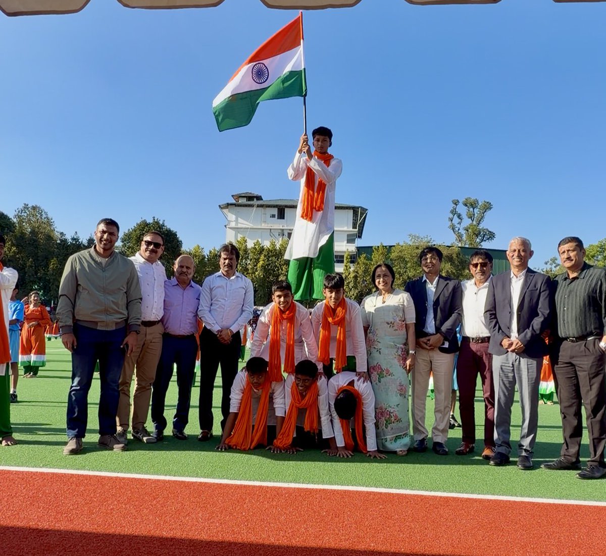 AshwiniNachappa's tweet image. Thank you @DilipTirkey @dhanrajpillay1 @TheHockeyIndia for being #ASF #KALS to celebrate 100yrs of Indian Hockey@Kodagu along with other Olympians . A befitting finals to make the occasion and inspiring these young children