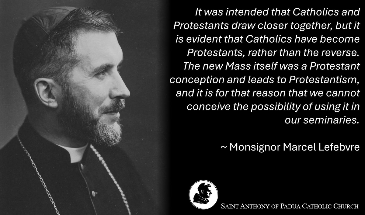 At Saint Anthony's, the Traditional Latin Mass is simply "Mass."