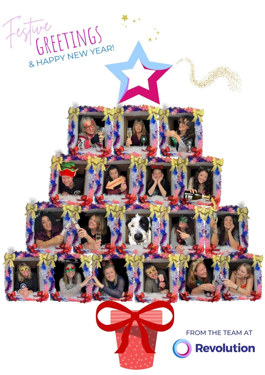 Wishing all our exhibitors, sponsors, speakers, suppliers and event partners a truly wonderful festive break!  Thank you so much for your support throughout the year. Here’s to a well-earned break, from Revolution Events…pictured here in our finest Christmas tree formation! 🎄
