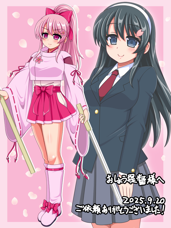 #2025年自分が選ぶ今年下半期の4枚
いくつか今年の絵は挙げさせてもらったのでそれ以外で選ぶと…
小さいコマだったけど夏の新刊のビフォーパートアンチラ顔アップはだいぶお気に入り。あとは唯ちゃん新規立ち絵とか、試行錯誤したオリキャラJK退魔師さんとか唯ちゃんベアハッグとか。 