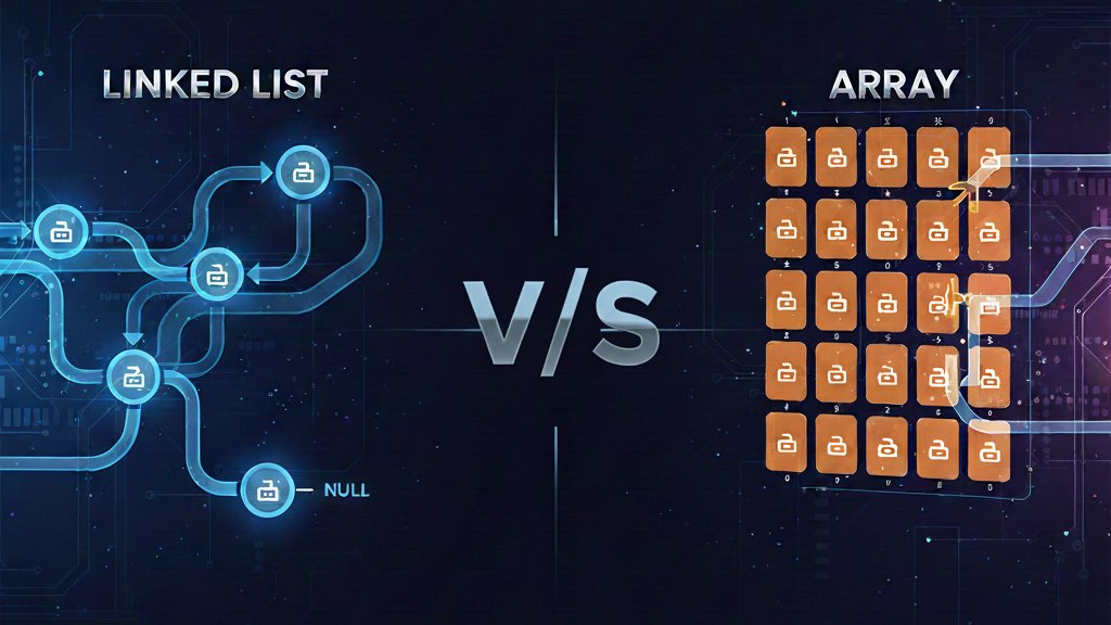 suyashCodes's tweet image. "Linked Lists are just 'Arrays but worse'?"
Hell NO!❌
I used to think that too...until I realized why Google/Amazon interviews ALWAYS start with this.
If you're grinding for tech job, mastering Linked List vs Array is MUST
2-min🧵👇
#100DaysOfCode #CodingInterview #buildinpublic