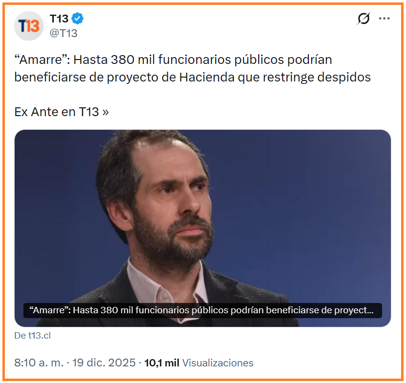 Esto es una indecencia.
Ninguna empresa funcionaría si el gerente que se va, deja amarrados a los trabajadores.
Es una locura que no se puede permitir.
El pueblo decidió en la urna y votó por un Presidente que es quién decidirá a qué funcionarios deja y a cuales despide. Punto.
