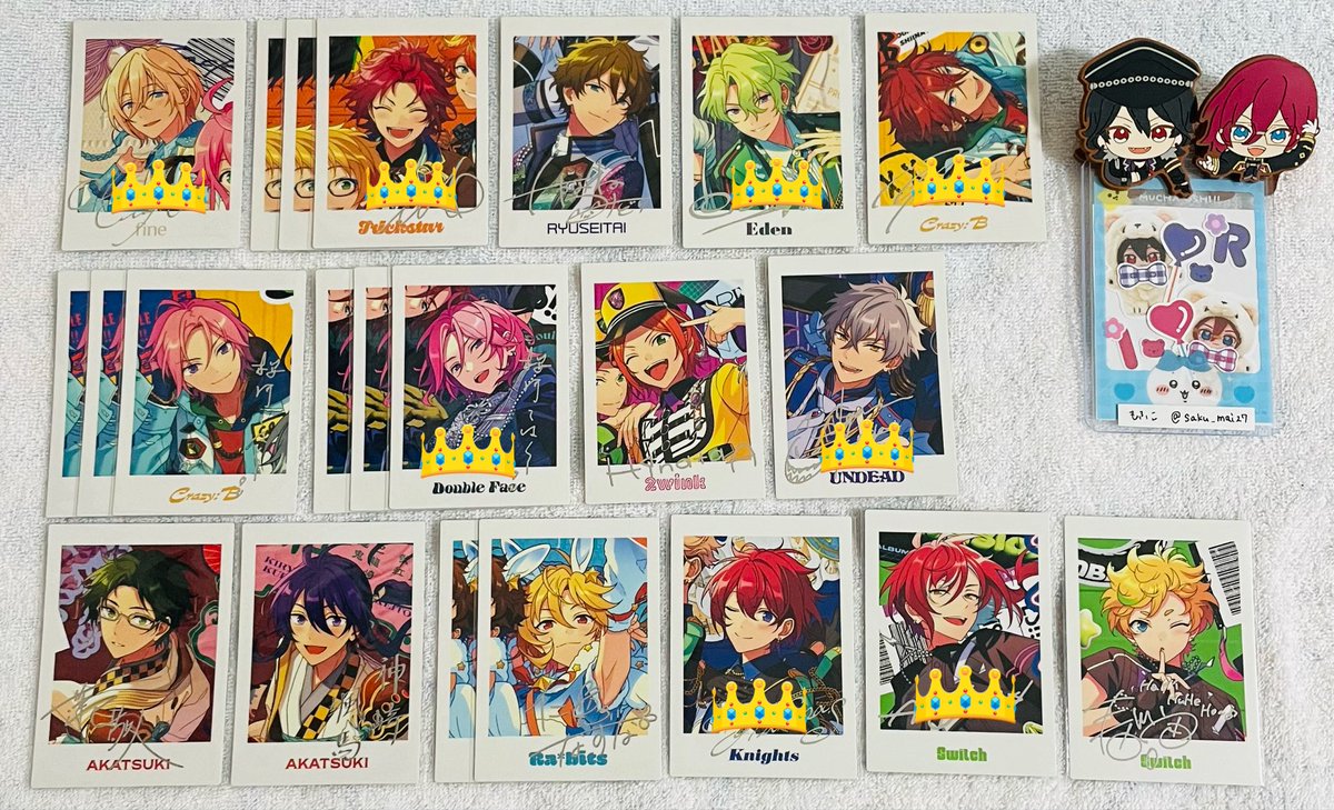 交換/譲渡】あんスタ ぱしゃっつ TRIP 6周年 7周年 9周年 笑門 譲:英智