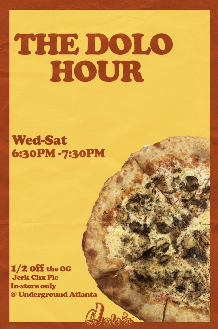 dolospizza's tweet photo. Dolos just givin it out! 6:30-7:30p! https://t.co/m0sxRNNc76