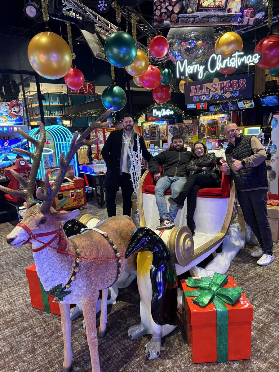 Christmas Party this afternoon. A wonderful meal and now games 🎅🏻

 #Team #Family #Celebration