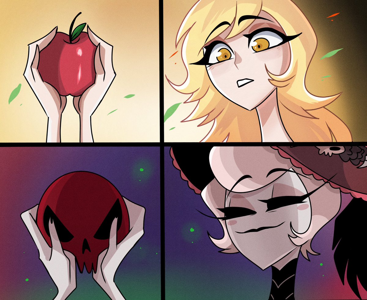 “Everything’s changed”
It’s kinda my AU, it’s about WHAT IF…Rosie is Eve?
#HazbinHotel #HazbinHotelRosie #HazbinHotelEve