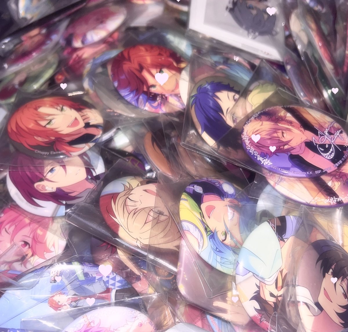 あんスタ イベコレ シャッフル テーマ エレメント フィーチャー 缶バッジ 告知❣️】 SHUFFLEコレ缶バッジ［BLEND+ ＆ Flambé！］ -Casual Side