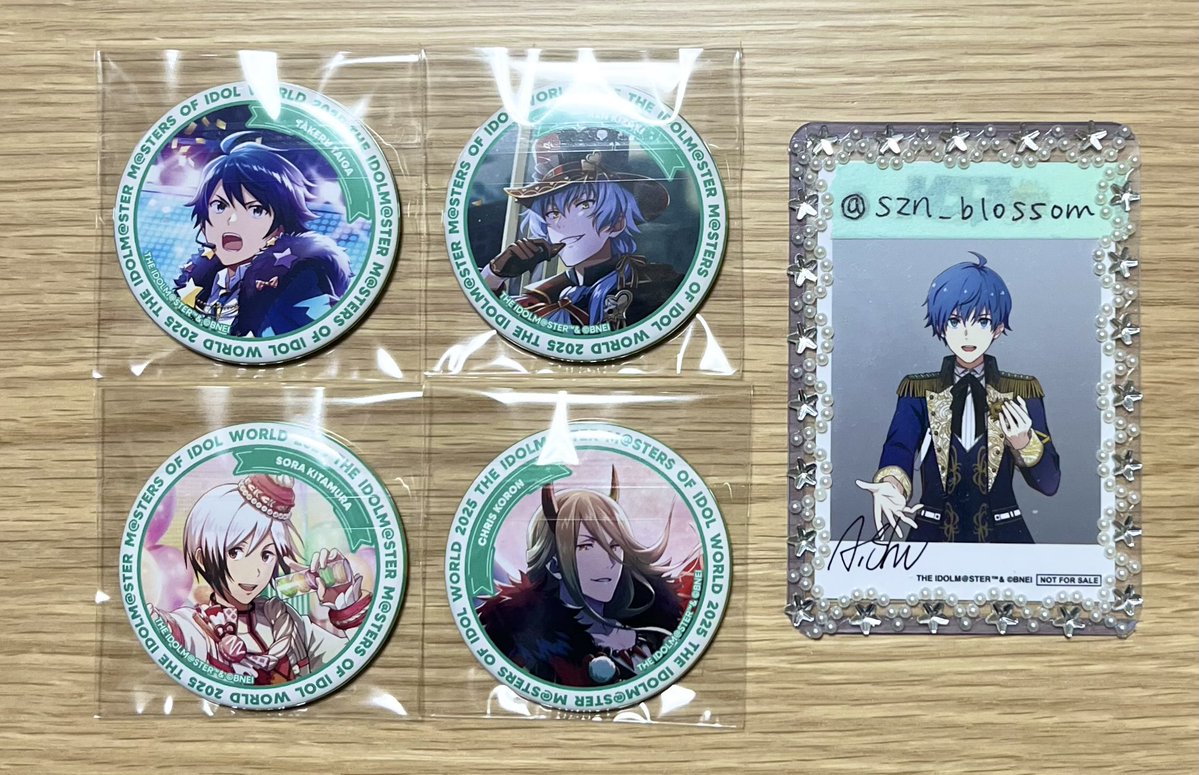 交換/譲渡】M@STERS OF IDOL WORLD 2025 缶バッジ SideM MOIW 合同 譲