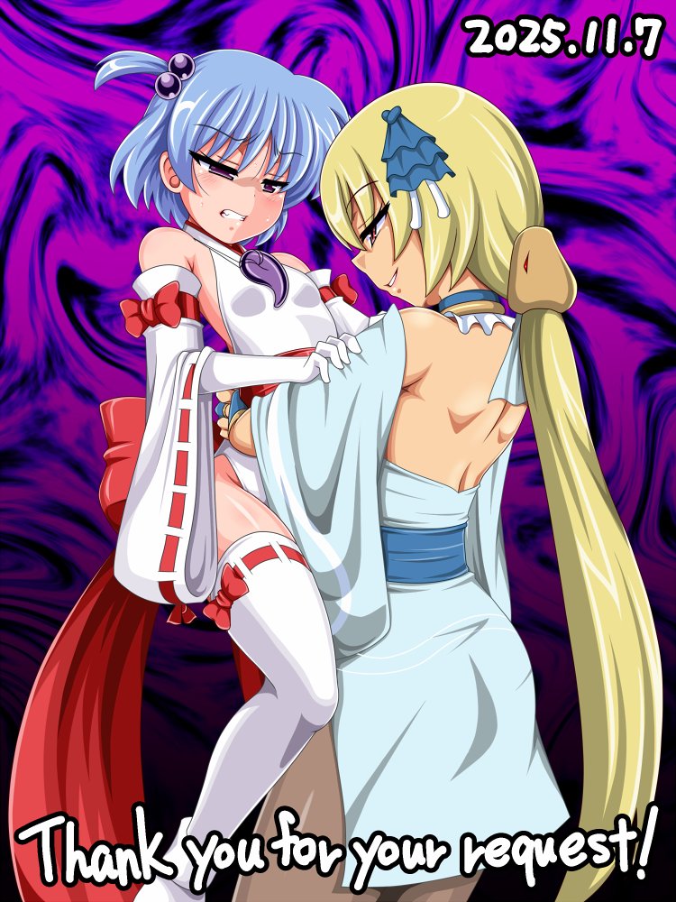 #2025年自分が選ぶ今年下半期の4枚
いくつか今年の絵は挙げさせてもらったのでそれ以外で選ぶと…
小さいコマだったけど夏の新刊のビフォーパートアンチラ顔アップはだいぶお気に入り。あとは唯ちゃん新規立ち絵とか、試行錯誤したオリキャラJK退魔師さんとか唯ちゃんベアハッグとか。 