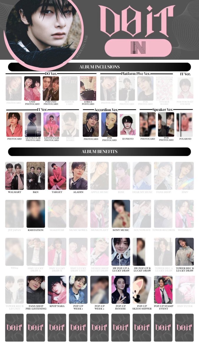 StrayKids スキズ DO IT ラキドロ 特典 封入 トレカ DO ver. 限定盤 IT