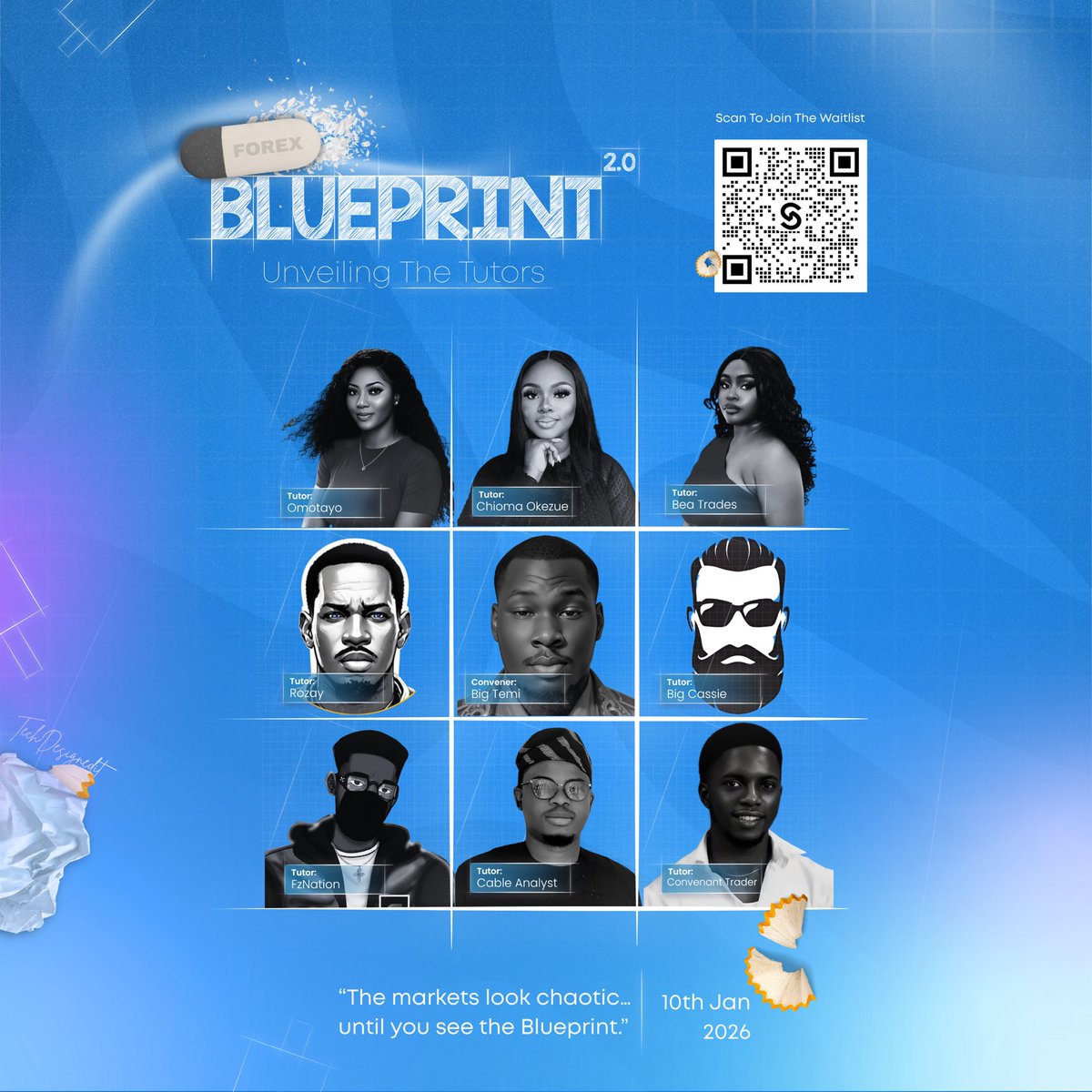 Temidire_right's tweet image. Once a year, I bring you the FOREX BLUEPRINT..a free bootcamp.

In just a few days, we’ll be kicking off BLUEPRINT 2.0, and I’ll guide you every step of the way.

 ⬆️ Click on  the link in my bio to join.

Trading isn’t aspire to perspire.. it’s real work and that’s the…