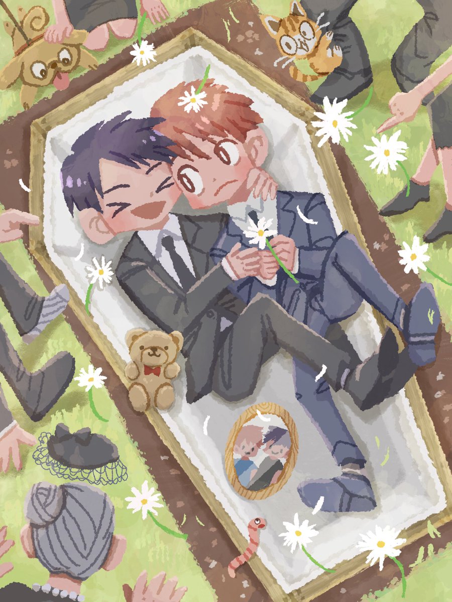 meinsidehim's tweet photo. また会えて嬉しいよ！
#procreateart #illustration https://t.co/0Qx4l0DbM0