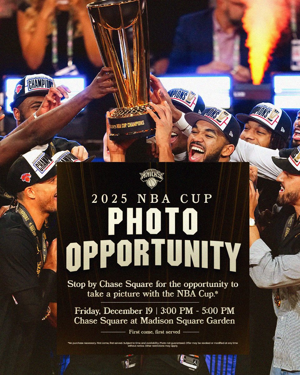 get your pic with the cup trophy, today only ⬇️🏆