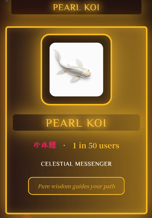 houseofpendosa's tweet photo. PEARL KOI @vana https://t.co/hEhgEFIEpD