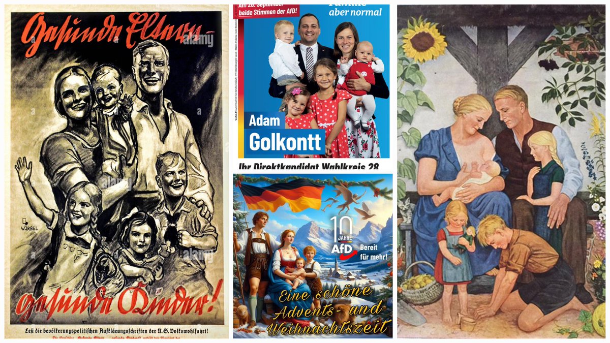 Die gut 90 Jahre Unterschied in der Darstellung merkt man kaum! 😉
#AfD #Neonazis #Familienbild #deutsch #hattenwirschonmal