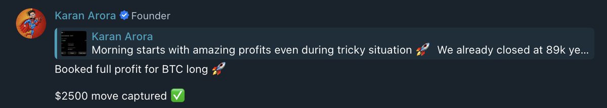 Over $4000 Profits done for the day 🔥 
$BTC $ETH Trade 🚀 

This is the 2nd time we captured over 2000 points on BTC in the last 40 hours ✅ 

Informed my group yesterday not to panic, relax and follow the level. 

Check Comment 👇 To Be Part Of My VIP Community. 

#Crypto