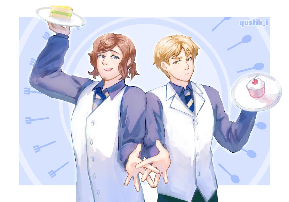 yustik_ii's tweet photo. art trade with @lopok346190 (⁠☆⁠▽⁠☆⁠)
#arttrade #hetalia #fruk https://t.co/BoNPLM269n