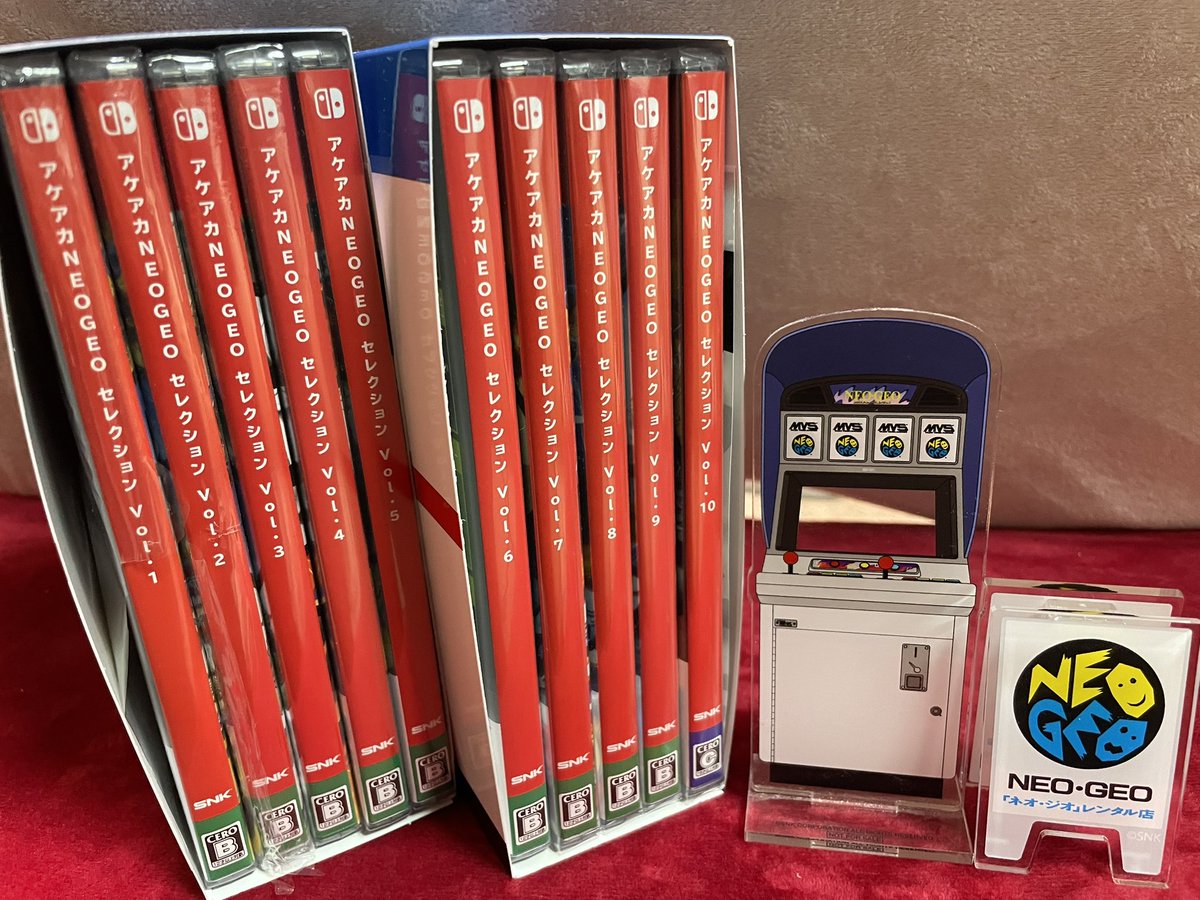 アケアカNEOGEOセレクションを収納ボックスに入れてみました。よく見る