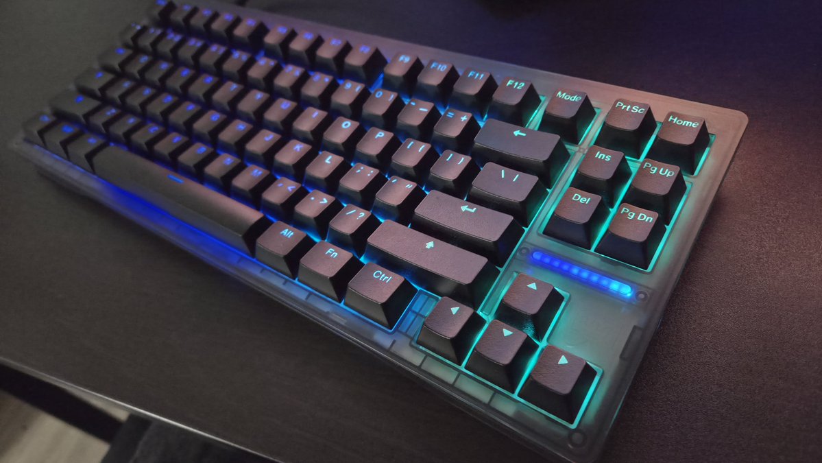 GoldEcs's tweet image. Wooting 80HE feels awesome so far. Definitely feels better than the other HE boards I've tried. I was led to believe otherwise but ive learned this scene is riddled with mid takes