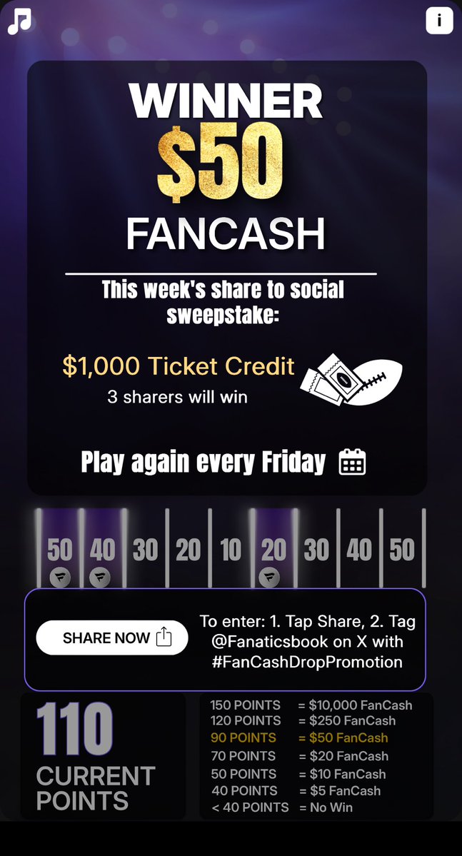 Varus13's tweet image. Play the #FanCashDropPromotion today

⁦@FanaticsBook⁩ Hands Down Best Sportsbook on the planet  fanatics.onelink.me/5kut/p6fykbjo