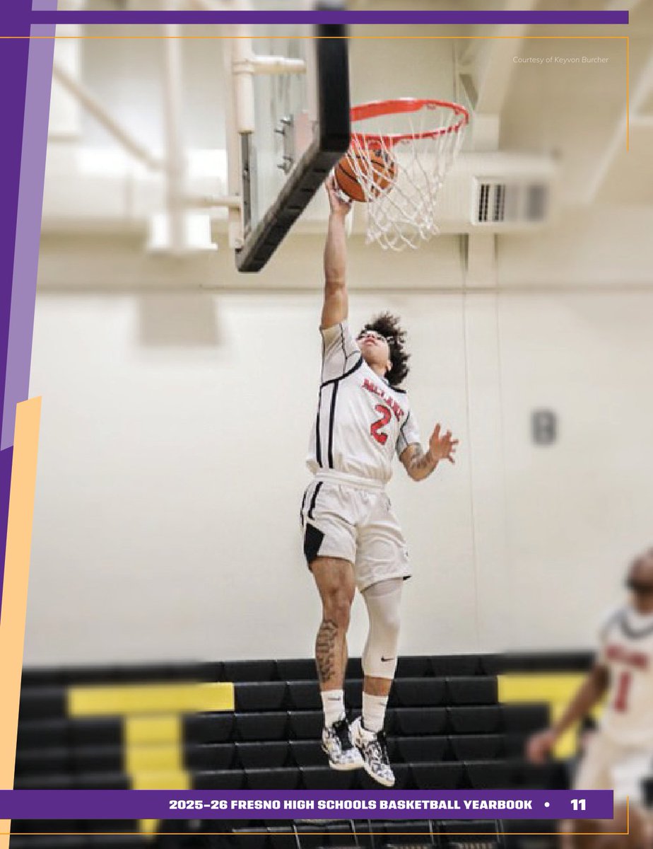Don't miss our player spotlight on <a href="/mclaneathletics/">McLane Athletics</a> high intensity⭐️<a href="/KeyvonBurcher1/">Keyvon</a> in the 2025-26 Fresno High Schools Basketball Yearbook!

 Click the link below and flip to page🔟to learn what kind of team he thinks <a href="/McLaneBoysBball/">McLaneBoysBasketball</a> is. 

➡️FresnoHSBasketball.com/2025/

#FresnoHoops