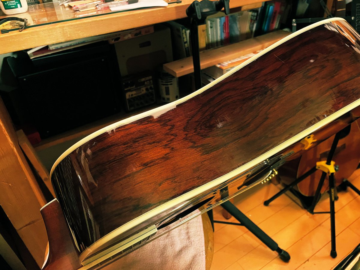 Morris M601 ハカランダ 美品 引き取り限定 国産☆牛骨】MORRIS！M-601！ハカランダ！【弾き易く調整☆新品弦