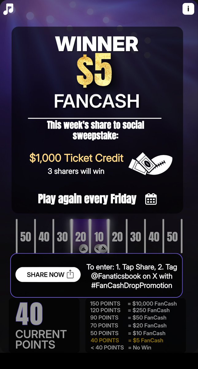 JoshTattershall's tweet photo. Play the #FanCashDropPromotion today
https://t.co/rlJAlbkfWg https://t.co/piaRXZIlvN