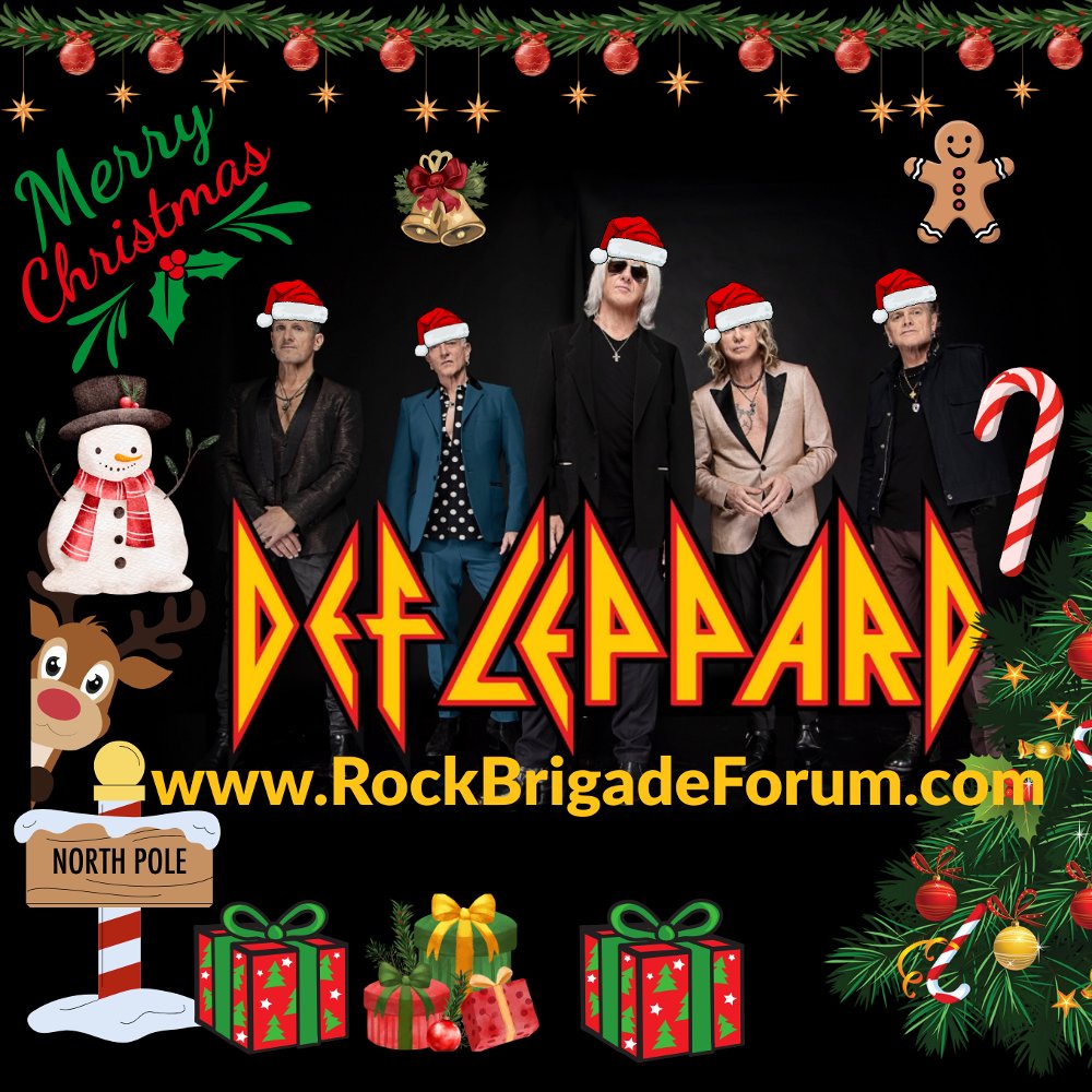 DefLeppardRB's tweet image. Happy Holidays #DefLeppard Fans from Everyone at RockBrigadeForum.com