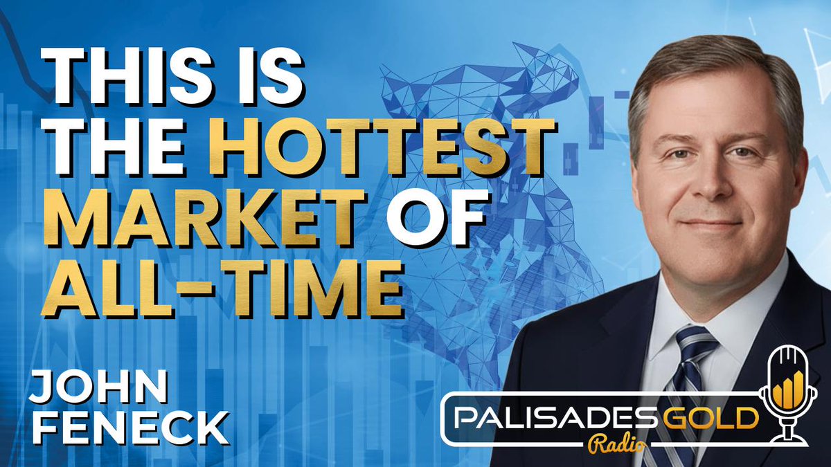 PalisadesRadio's tweet photo. John Feneck: Why It Is Time To Go "Risk On" Gold & Silver Miners and Critical Minerals
https://t.co/LD5n8Ff2Kk
@feneckconsult #GoldRally #SilverBreakout #GoldStocks #SilverEquities #MinersOutperform #PreciousMetals #CriticalMinerals #JuniorMiners #TungstenPriceRise #PortfolioAllocation #InvestorConference