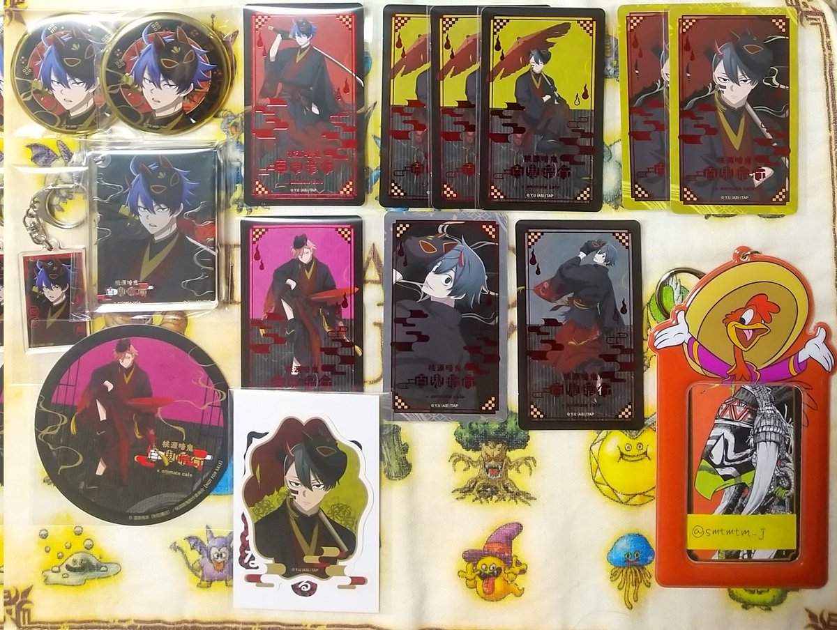 交換】 桃源暗鬼 アニメイトカフェ アニカフェ アニメイト 百鬼暗行 缶