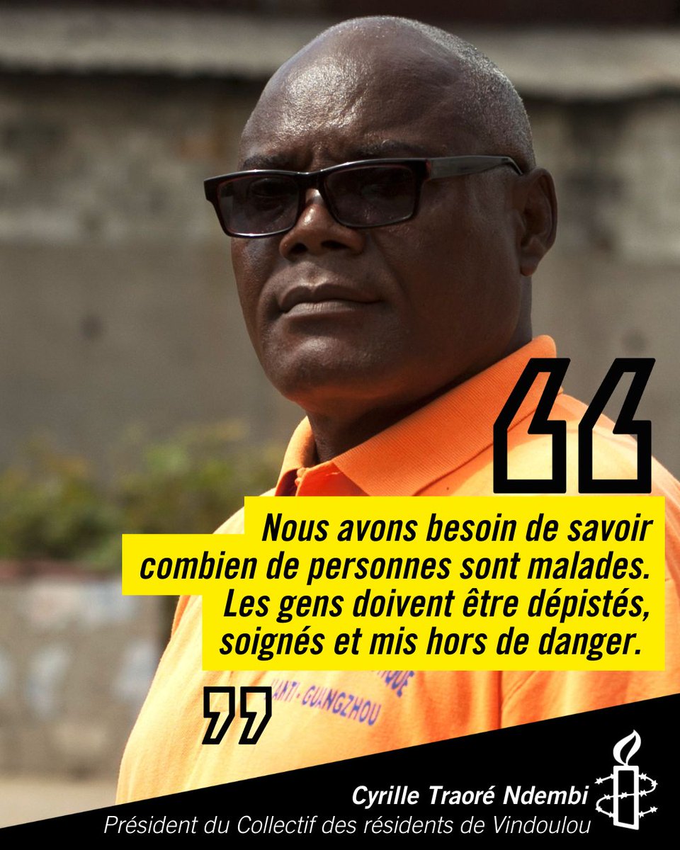 "Je suis allé de porte en porte pour convaincre les gens qu’il se passait quelque chose de grave." 
Au Congo Brazzaville, Cyrille se bat pour les droits de sa communauté exposée au plomb pendant 10 ans. L'usine a fermé mais le combat n'est pas terminé
amnesty.org/fr/latest/camp…