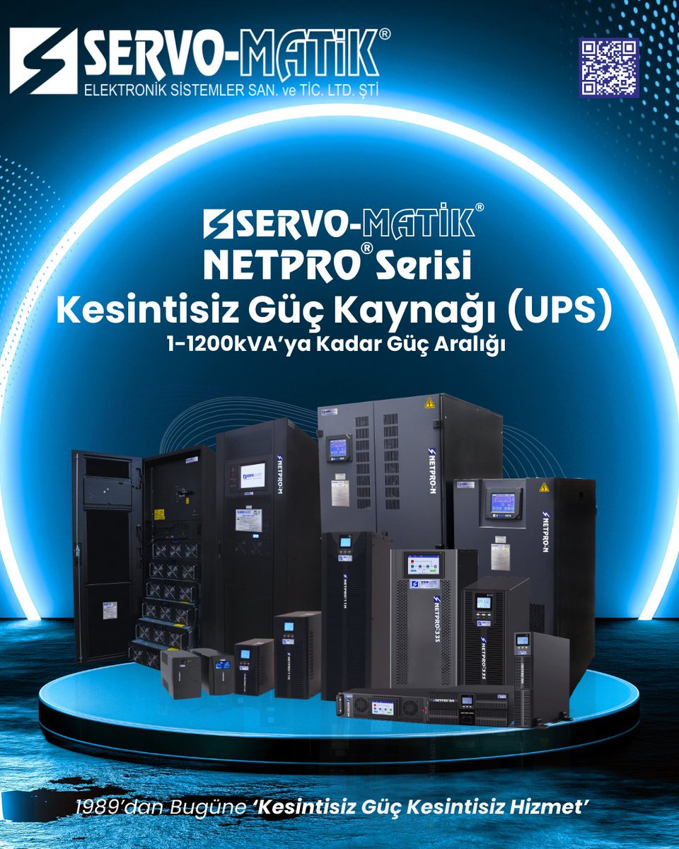 servomatik's tweet image. Netpro Serisi Kesintisiz Güç Kaynağı (UPS) ve yedekleme çözümlerimizle yüklerinizi elektrik kesintilerinden koruyun!  
✅ Akıllı Eco Modu ile Ultra Yüksek Verimlilik 
✅ Müşteri Talebine Göre Özel Üretim 
#Netpro #ServoMatik #UPS #KesintisizGüç #UninterruptiblePower #Energy