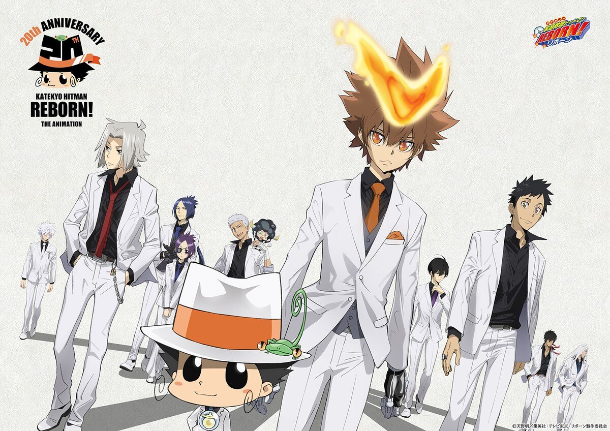 MangaMoguraRE's tweet photo. "Hitman Reborn" 20th Anniversary Visual Reveal!

NOTE: NO NEW ANIME PROJECT OFFICIALLY ANNOUNCED SO FAR

The Anime is celebrating its 20th Anniversary in October 2026.

Several Projects are planned throughout 2026

Image © Shueisha, Akira Amano, TV Tokyo, Reborn Production Committee