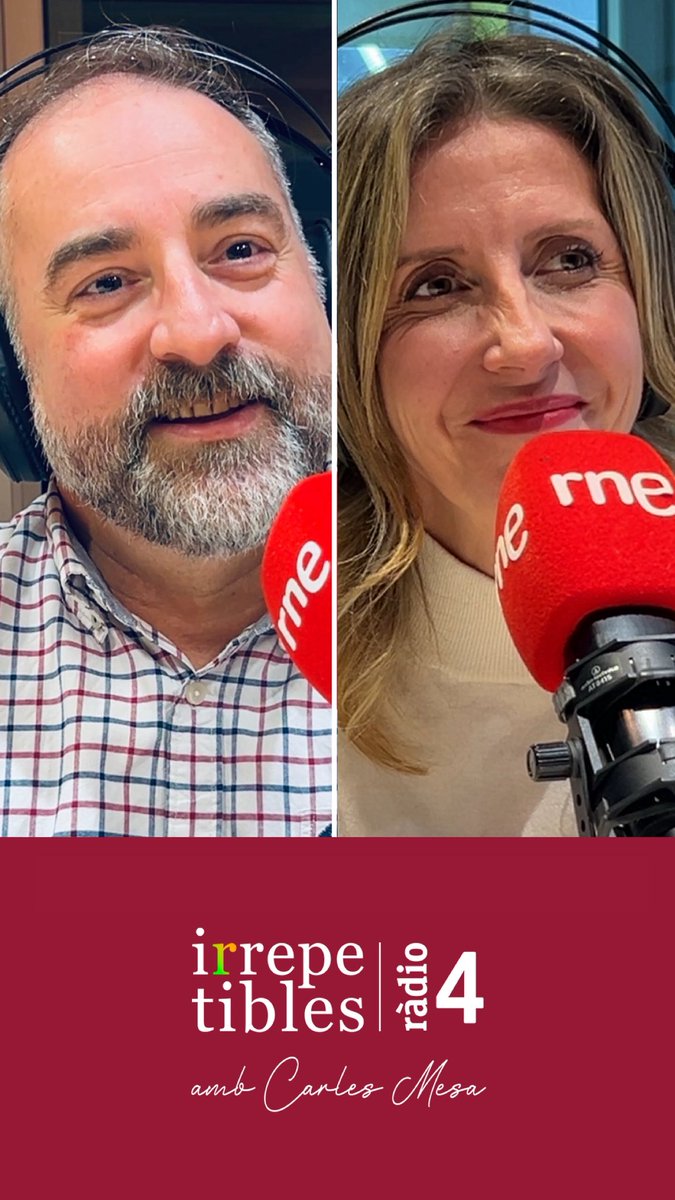 CarlesMesa's tweet photo. 🎙️De nou, grans #Irrepetibles aquest cap de setmana.♥️

🏳️‍🌈 Dissabte, el psicòleg Gabriel J. Martín (@GabrielJMartin), especialitzat en autoafirmació gai. 

🗣️ Diumenge, l'experta en comunicació Andrea Vilallonga (@AndreaVilallong). 

▶️ A @radio4_rne, ds. i dg. a les 16.00h. https://t.co/qjGi6Dor6g