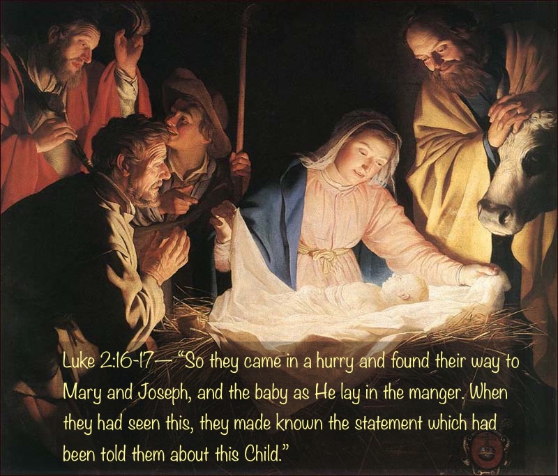 CapitolStudies's tweet image. Excited by the news the angel of the Lord shared, the shepherds set out for Bethlehem to see the Child and tell of their angelic encounter. “Mary treasured all these things, pondering them in her heart” (v. 19). They returned to their flock, “glorifying and praising God” (v. 20).