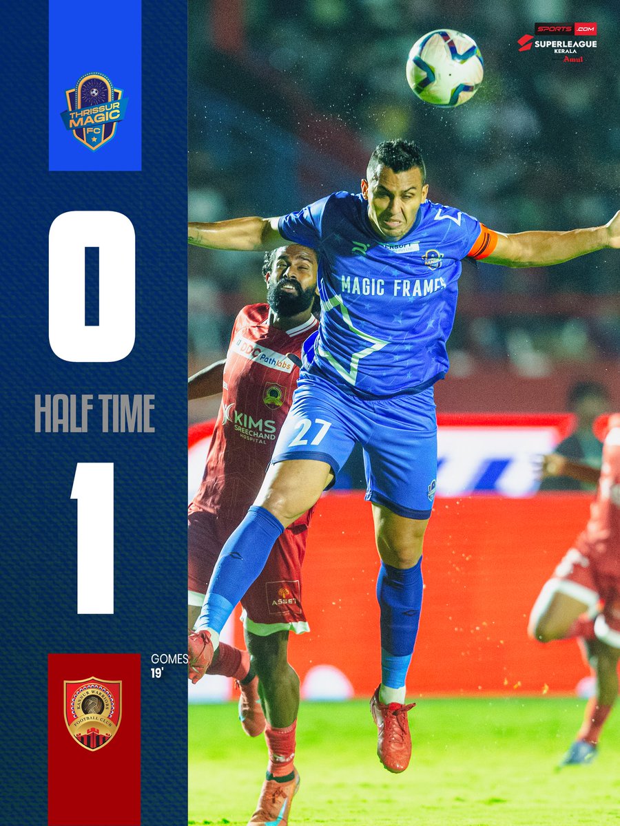 thrissurmagicfc's tweet photo. 45 minutes to turn it around. ⏳

#SuperLeagueKerala #ThrissurMagicFC
 #MagicFrames https://t.co/ec7XbdkE4p