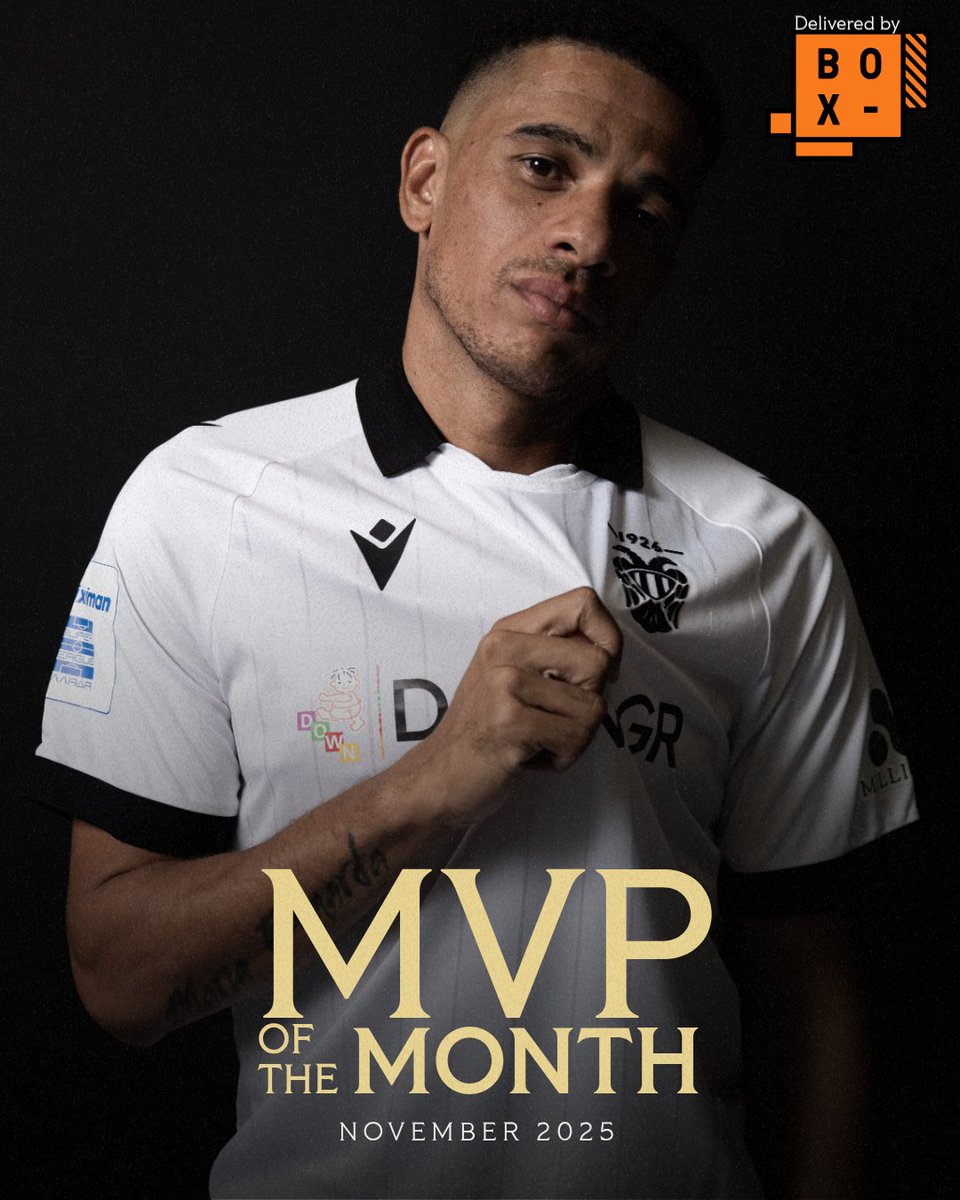 PAOK_FC's tweet image. Πολυτιμότερος παίκτης για τον Νοέμβριο, ο #Taison. #November #BOX #MVP  

🔗paokfc.gr/nea/20251219-o…