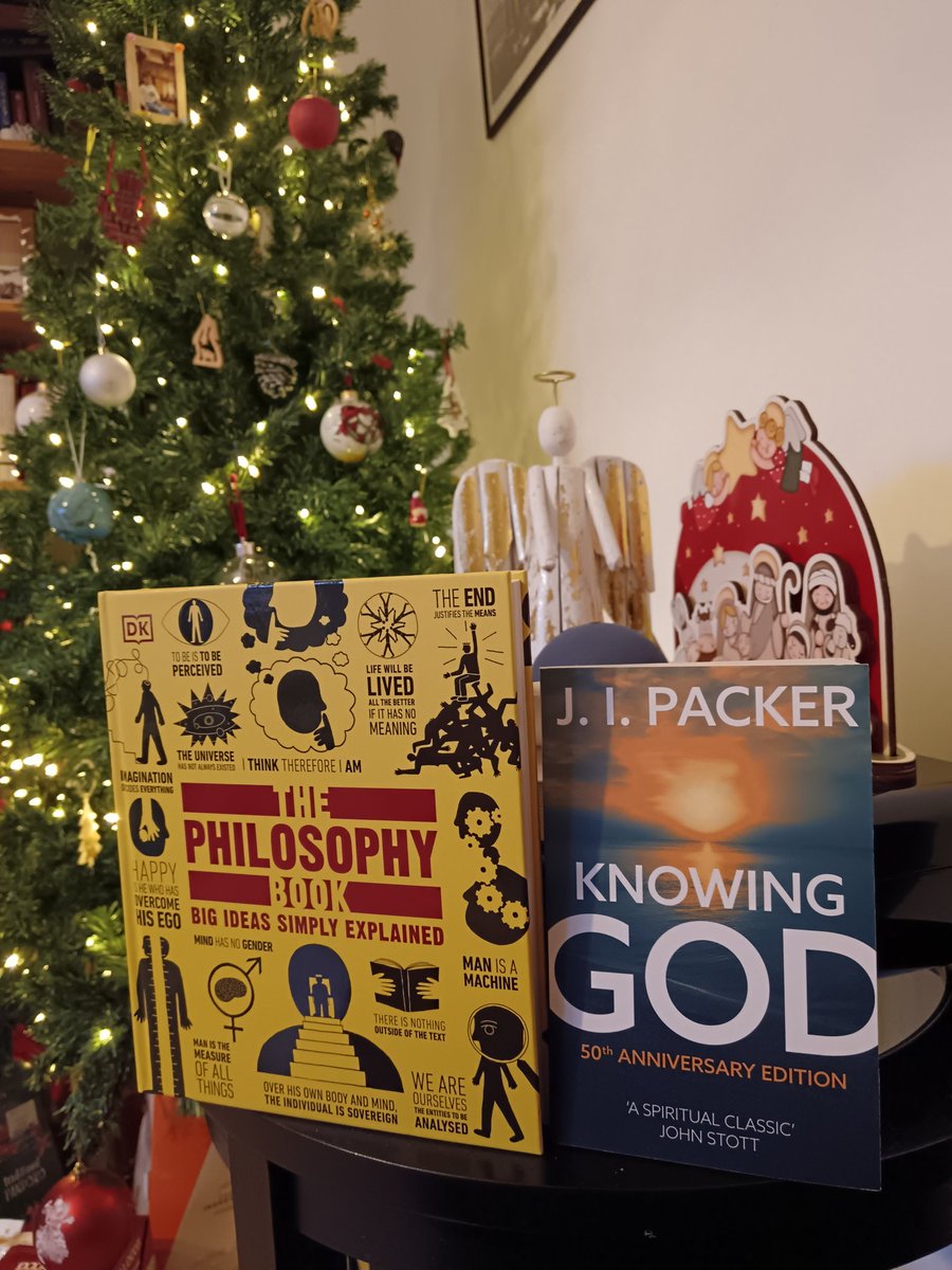 Most appreciated gifts from my work secret Santa and from a most thoughtful pupil. That will do me. The perfect combo. #philosophy #knowinggod #faith #blessed #grateful