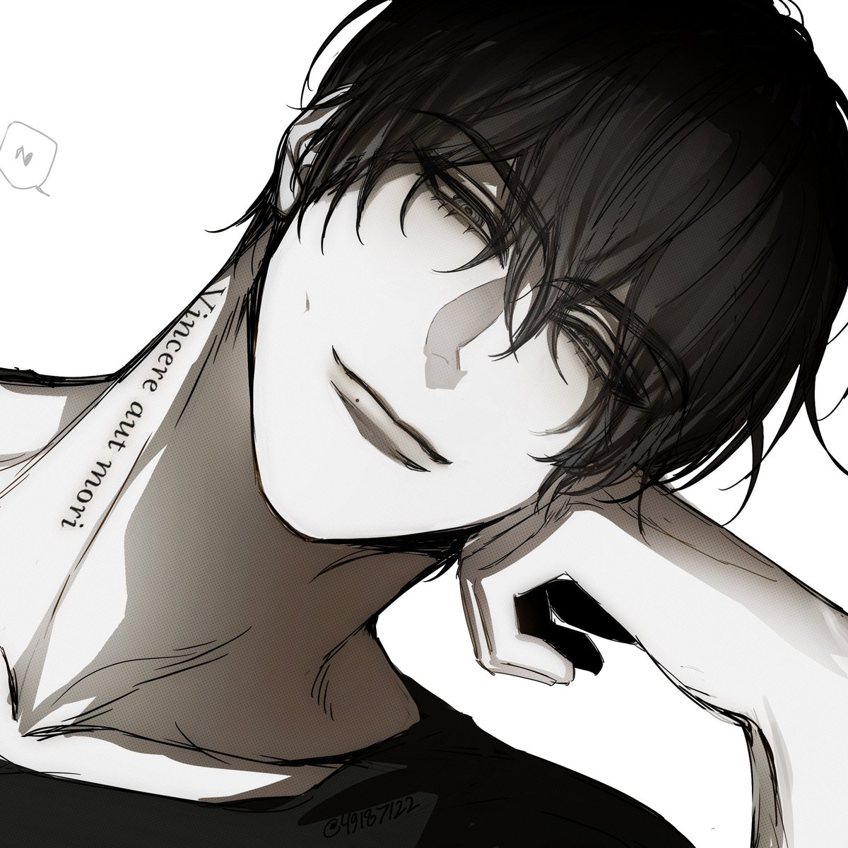 I fw this another design of him. They're same person with different AU.