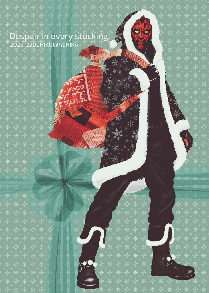 #maul #darthmaul
#darthmaulfanart
#starwars
#starwarsfanart
#スター・ウォーズ
#ダース・モール 
#Christmas2025 #Christmas