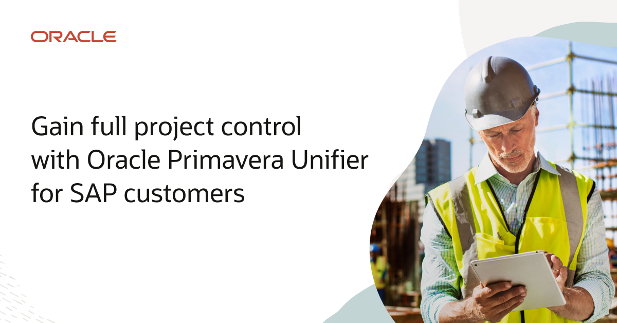 MErmler's tweet photo. Join this on-demand webinar to learn how Oracle Primavera Unifier can extend SAP S/4HANA with advanced CAPEX governance to help you reduce costs, shorten cycle times, and improve financial accuracy.  https://t.co/R0Mgqb3c5e https://t.co/YPAp5pX184