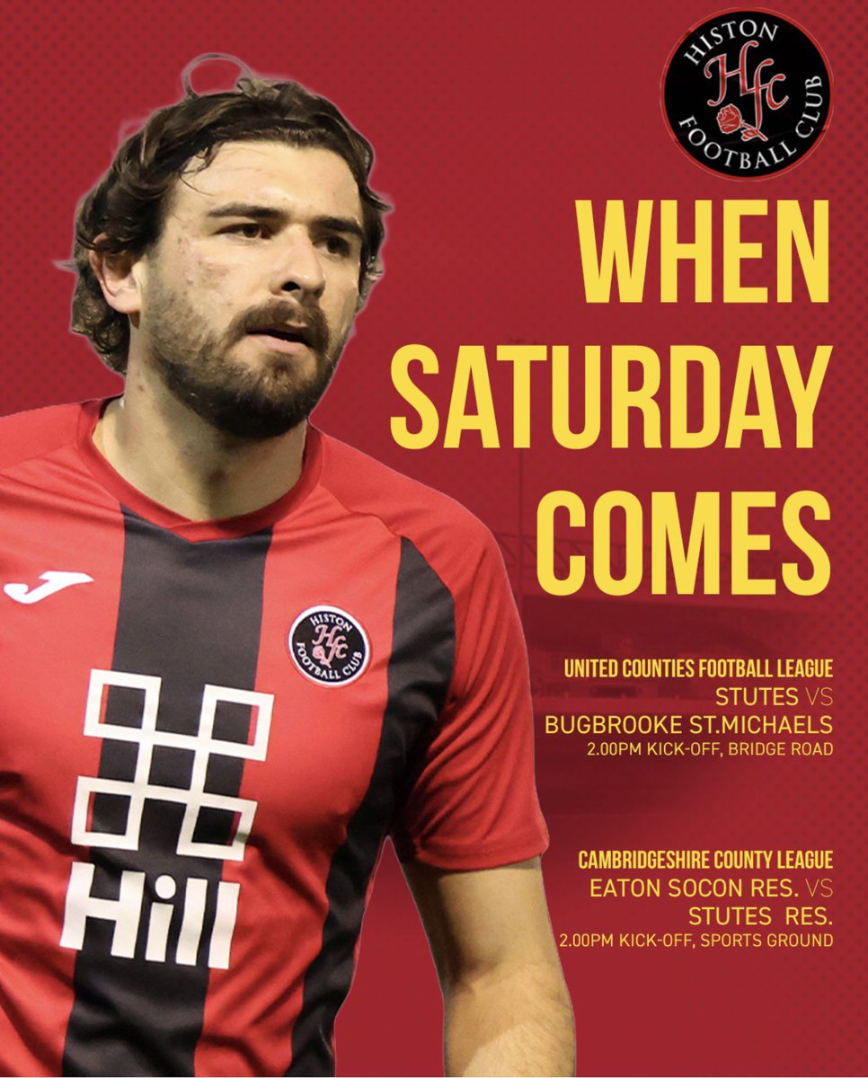 HistonFC's tweet image. Tomorrow our high flying mens team play @BadgersUcl who are fighting for every point, so another tough match awaits.

Its been great stuff at the Bridge Road Stadium recently &amp;amp; the boys would love the village to turn out and cheer them on.

A warm welcomes awaits.

#Stutes