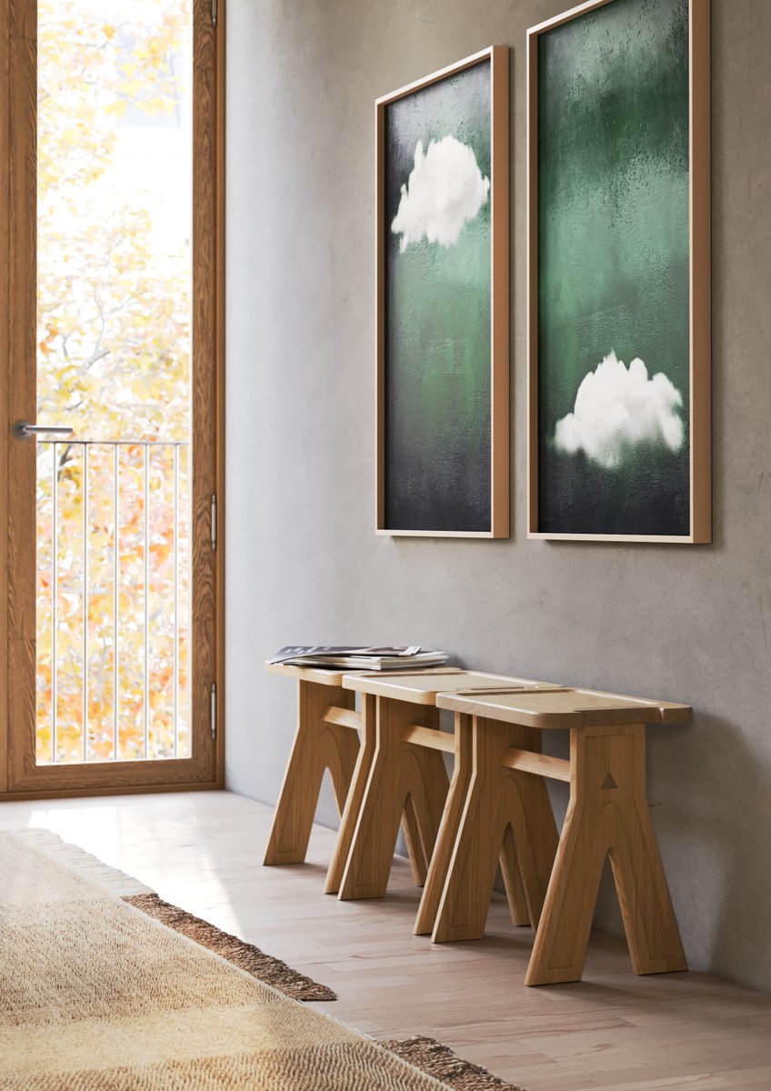 Multibanqueta, by Suricata Design Studio, it’s a multipurpose piece that effortlessly adapts to different needs. Its versatility makes it a valuable addition to any room, from a casual living space to a public waiting area. bit.ly/multibanquetas…