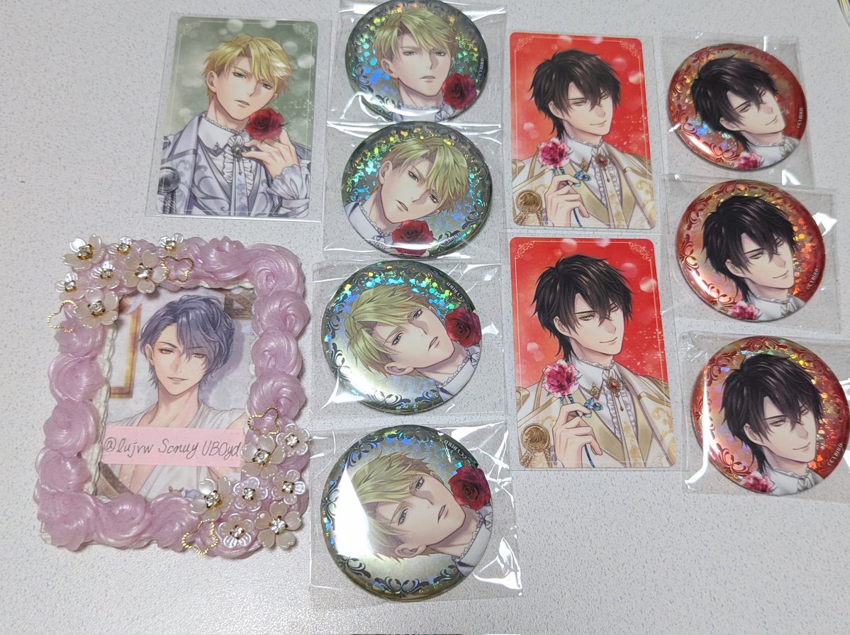 交換/譲渡】イケメン王子 缶バッジ カード 譲▶︎レオン マティアス 求