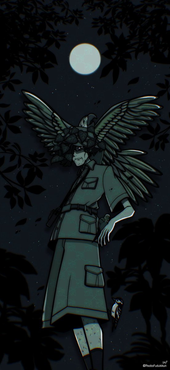 #紅白絵描き合戦2025
#白組
鳥おじ🌛🦜🌿