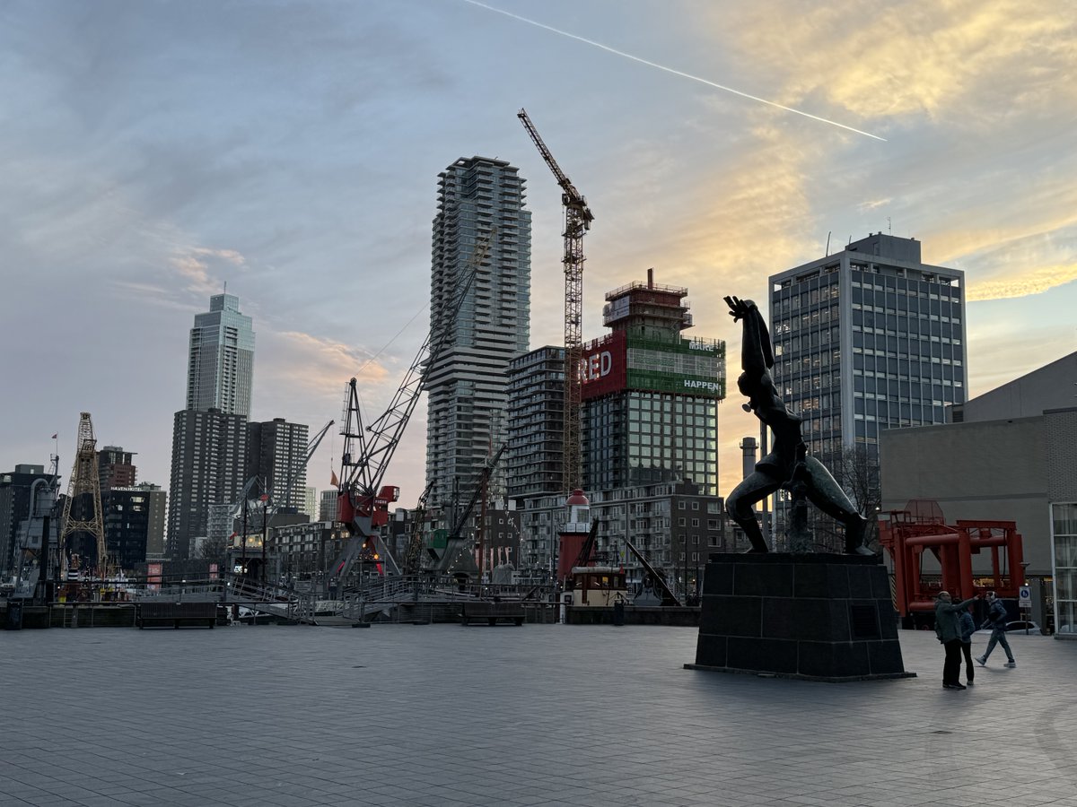 Uitzicht op vrijdagmiddag #Rotterdam